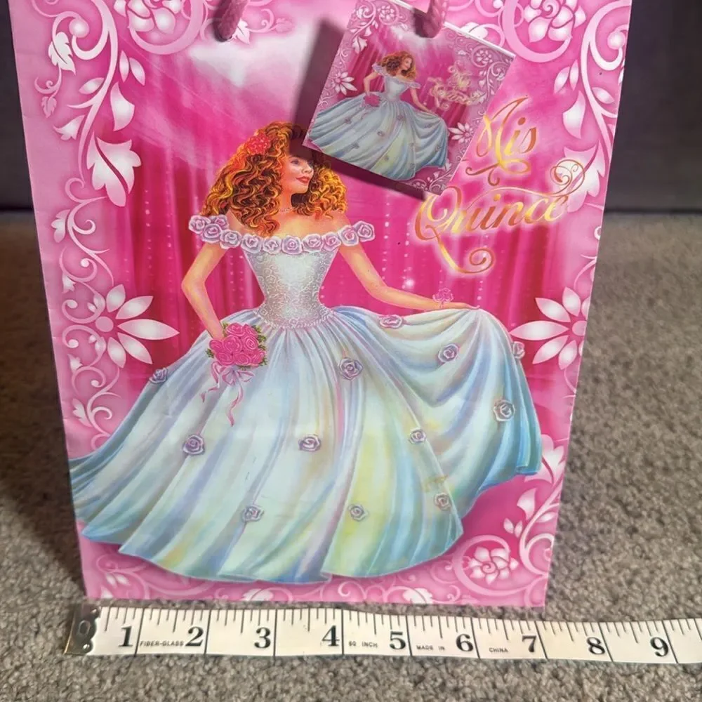 Gift Bags 15th Birthday ‘Mis Quince’ Quinceañera Party Favor Bags 36 Bags NEW